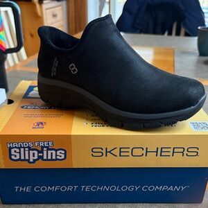 Skechers Women's Black Slip-On Sneakers